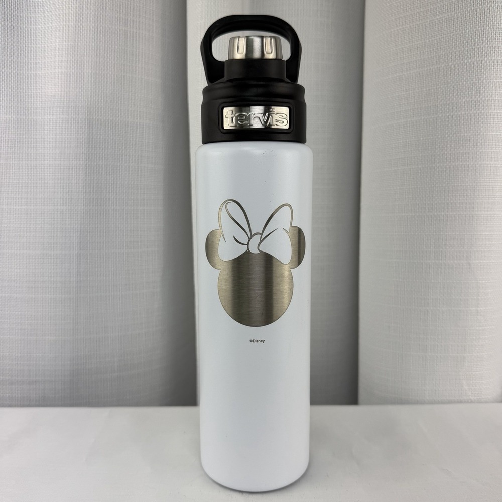 Tervis Stainless Steel Minnie Mouse  Tumbler 24 oz. Wide Mouth Lid Water Bottle